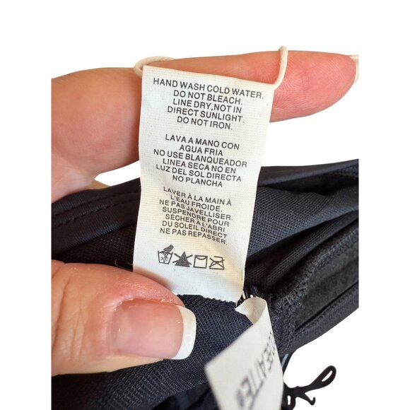 NEW Bleu by Rod Beattie Bandeau Mio One-Piece Swimsuit Black NWT - Size 4 - Picture 8 of 8